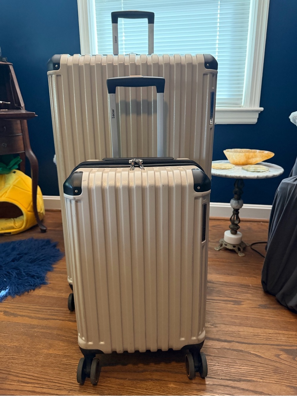 Hard Shell Spinner Luggage Set - Champagne
